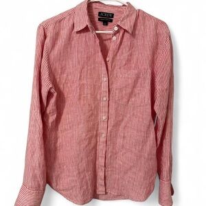 J Crew linen blouse size 4
